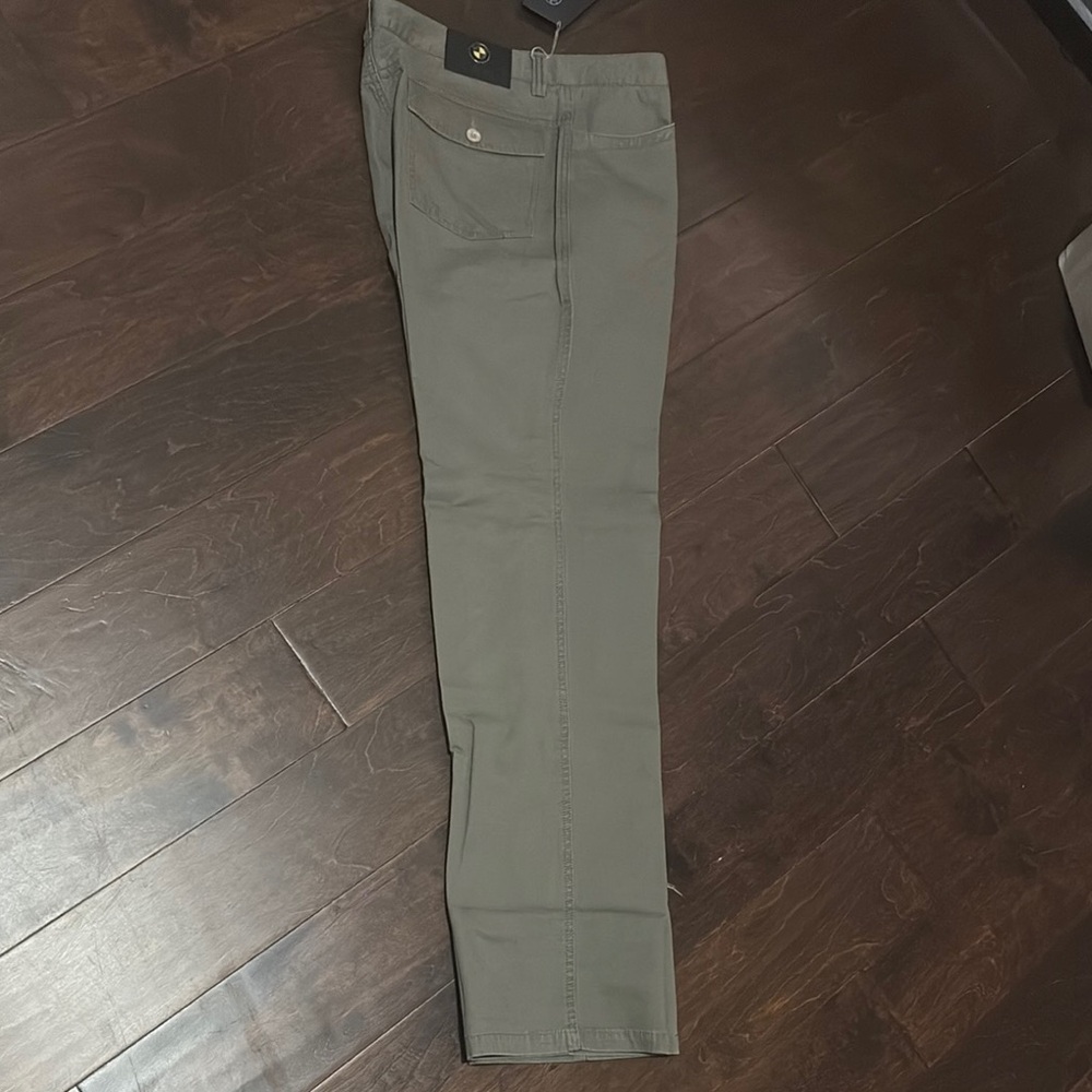 BMW Green Chinos Sleek Business Casual